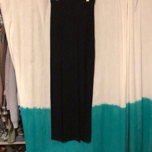 Black maxi skirt